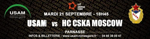 [ SPORT ] Handball/Coupe EHF: Usam Nimes Gard VS HC CSKA MOSCOW ce...
